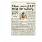 Schools pre-empt Std X Stress, Hold Workshops